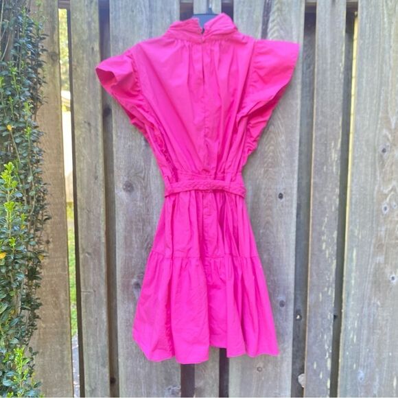 Derek Lam Pink Cut Out Mini Dress Size 10 - Picture 6 of 8